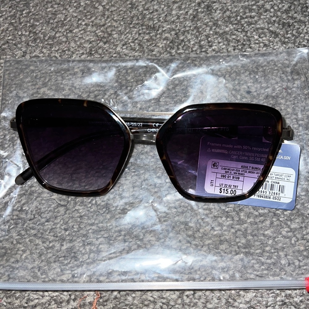NWT. Brand new target brand sunglasses. Originally $15. Still in plastic bag.